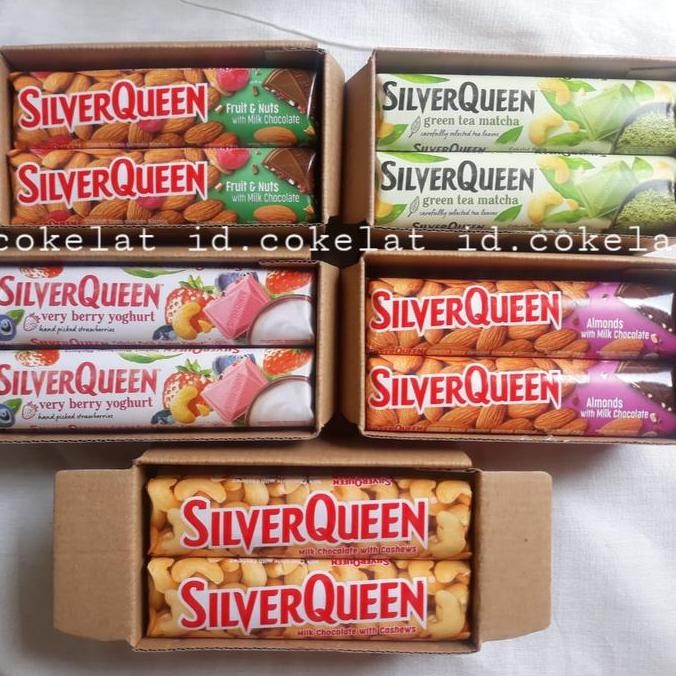 

Silverqueen Kecil 22Gr Isi 10Pc - Coklat Chocolate Murah - Matcha, Snack, Cokelat, Food