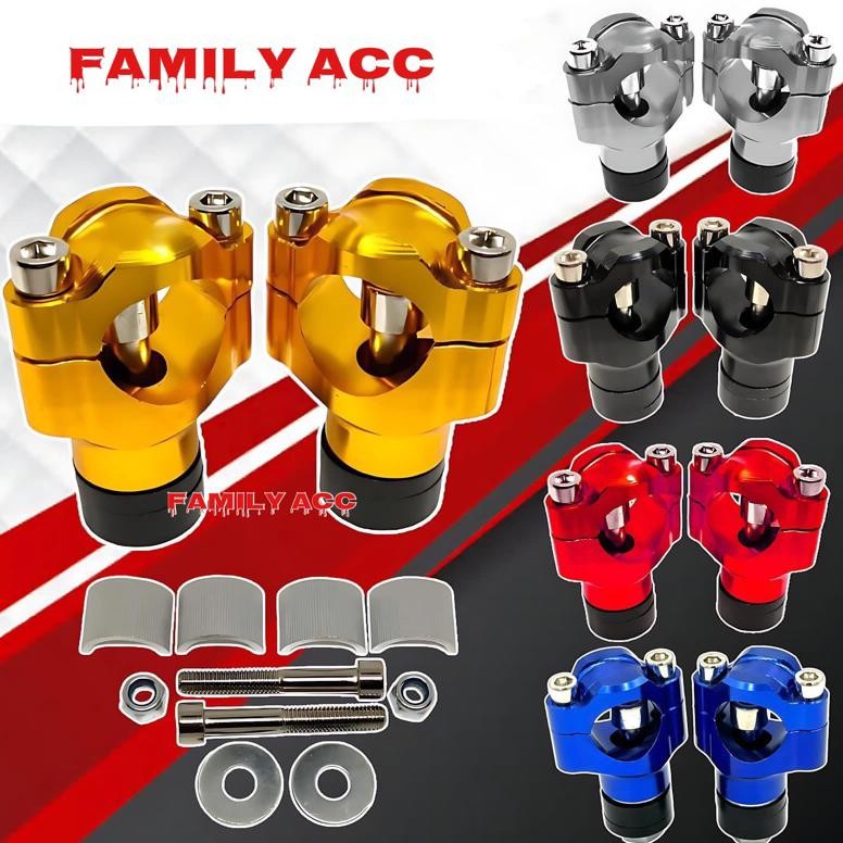 Promo Raiser Stang Full Cnc Copy Expedition Trail Klx Crf / Riser Stang Fatbar Klx 10 Crf Dtracker T