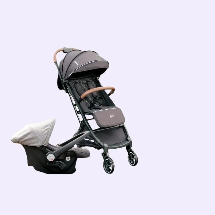 Kereta Dorong Anak Babydoes 2249 Driver+Ts Compact Stroller Plus Carseat Babydoes Kursi Roda Bayi Or