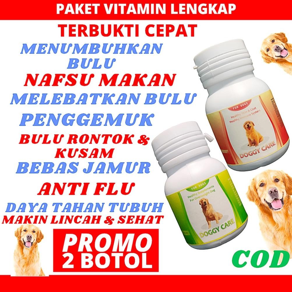 Terlaris VITAMIN ANJING  BULU ANJING  NAFSU MAKAN PENGGEMUK ANJING PENUMBUH BULU ANJING OBAT RONTOK 