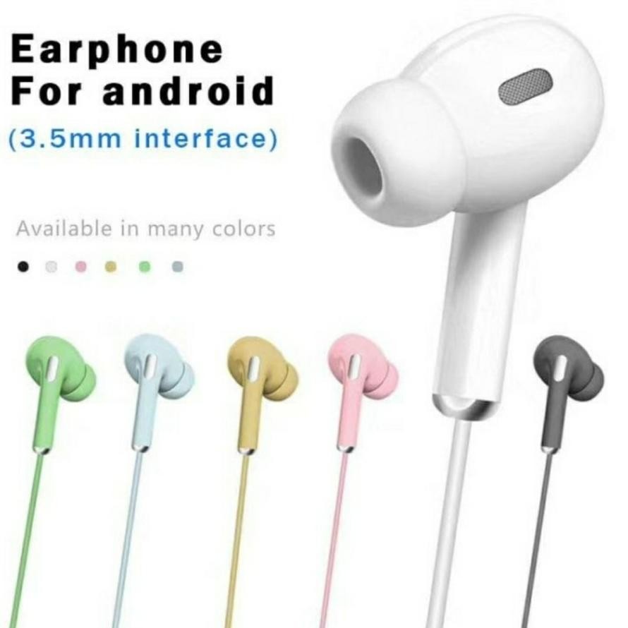 ''Terlaris" Headset Macaron U28 - Headset Jack 3. Warna Warni U28 Superbass Murah