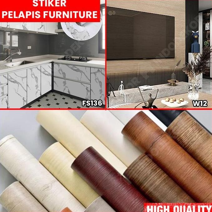 Sticker Decosheet Pvc Pelapis Meja Furniture Hpl Kayu Muda | Triplek