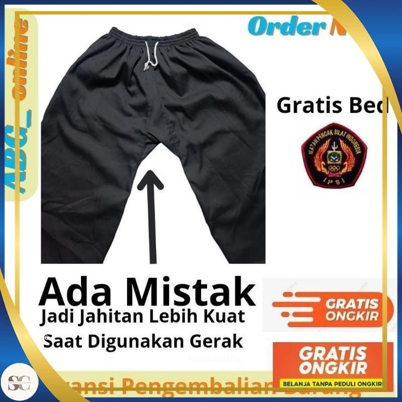 Stok Baru Komprang | Celana Silat | Klomprang | Sriwal | Sakral Ukuran S Bahan Kahatex Drill Keren