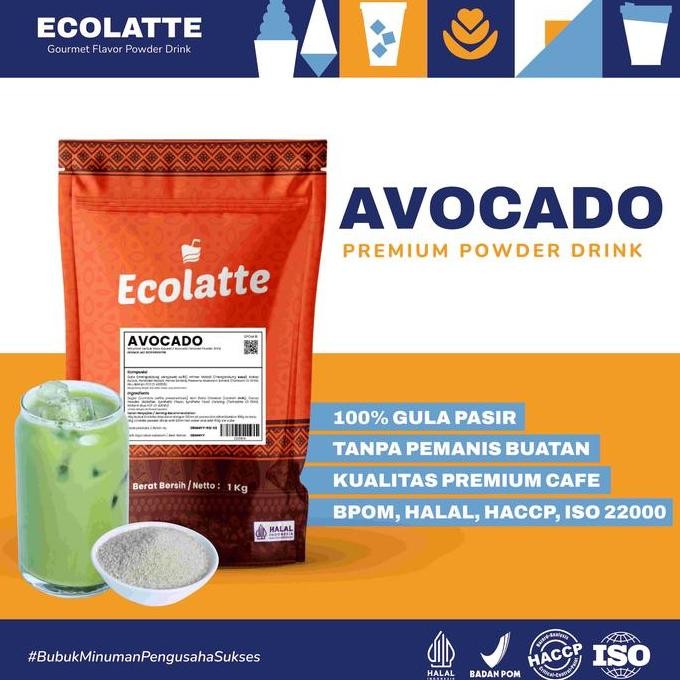 

Ecolatte Avocado Kemasan 1 Kg Rasa Alpukat Terbaru