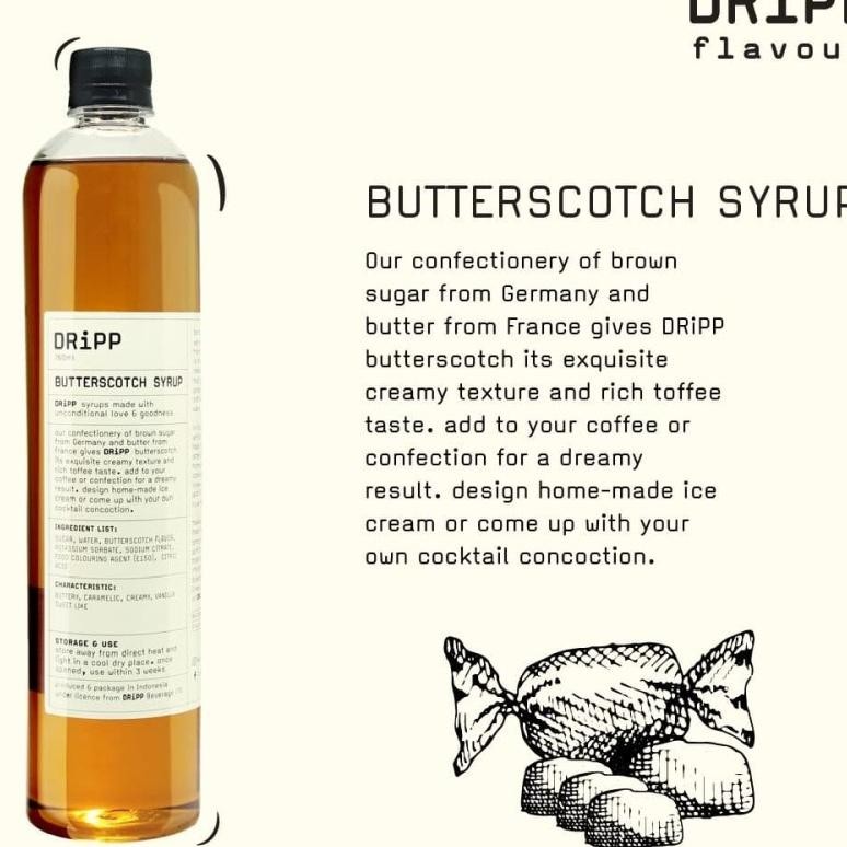 

Dripp Irup Yrup Buttercotch Yrup 760 Ml