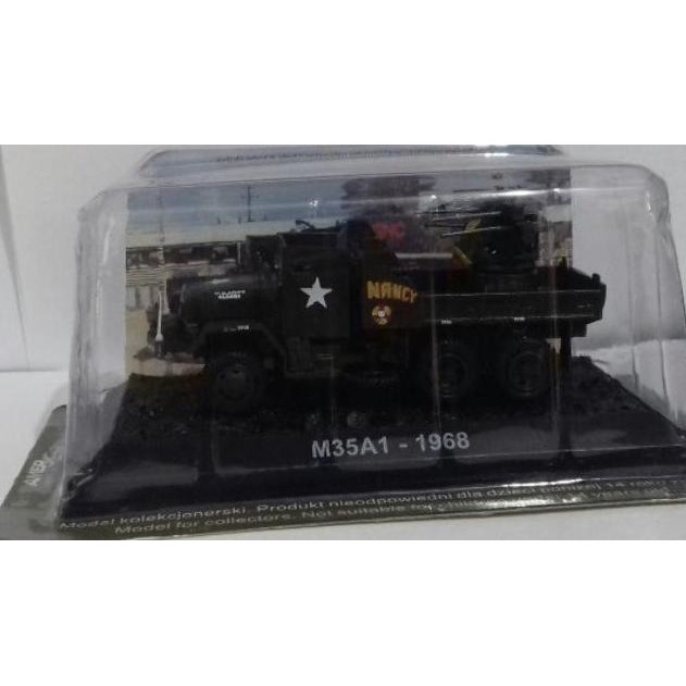 Diecast Truck Army M35A1 Scale 1/72 By Amercom
