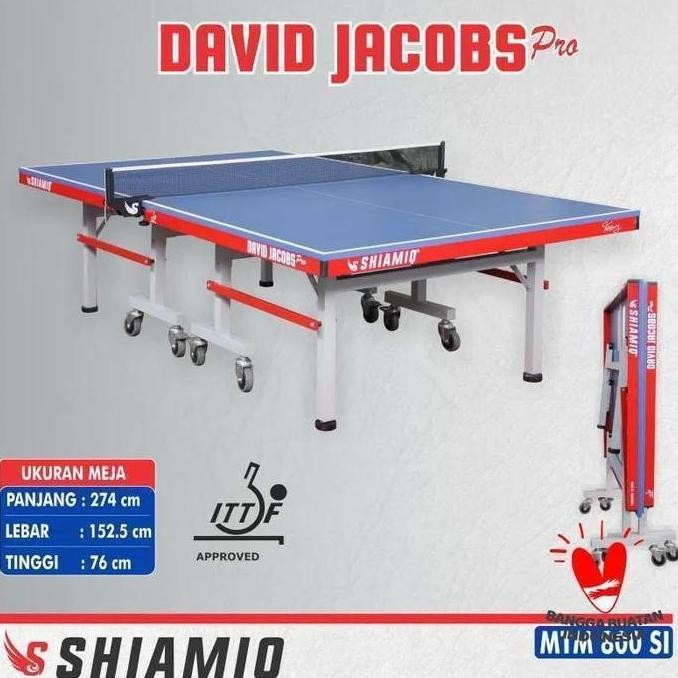 Special Price Meja Pingpong Tenis Meja Shiamiq David Jacobs Pro