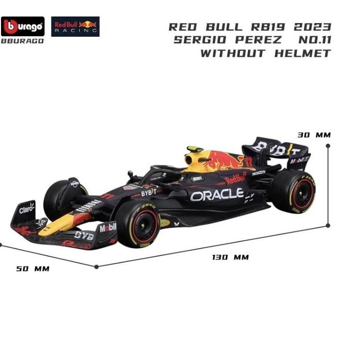 Diecast Miniatur F1 - Formula 1 Red Bull 2023 #11 Sergio Perez By Bburago