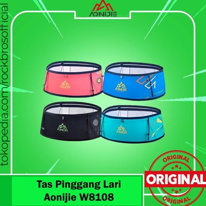 DISKON Tas Pinggang Aonijie W8108 Hydration Running Belt Gym Running Outdoor