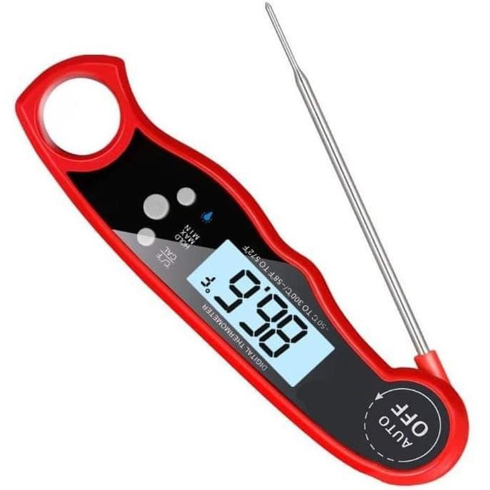 

Terlaris Digital Food Cooking Temperature Waterproof Folding Meat Thermometer