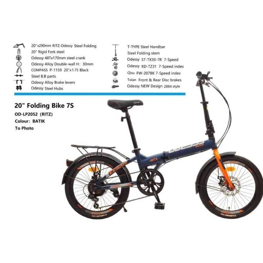 Sepeda Lipat 20 Mson Atlantis Tremor Velion Odessy