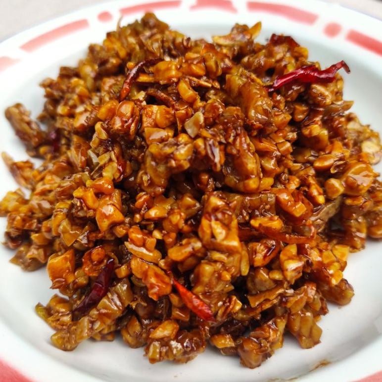 

Free Ongkir Kering Tempe Orek Pedas Manis 100 Gram Enak Murah