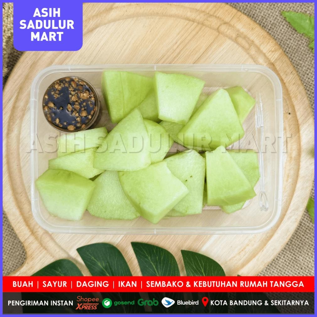 

Nikmati Aneka Buah Potong +- 300Gr Dan Rujak Bandung Promo (Mangga, Buah Naga, Nanas, Pepaya, Semangka, Melon, Apel, Pear, Bengkuang, Jambu Kristal) | Asih Sadulur Mart
