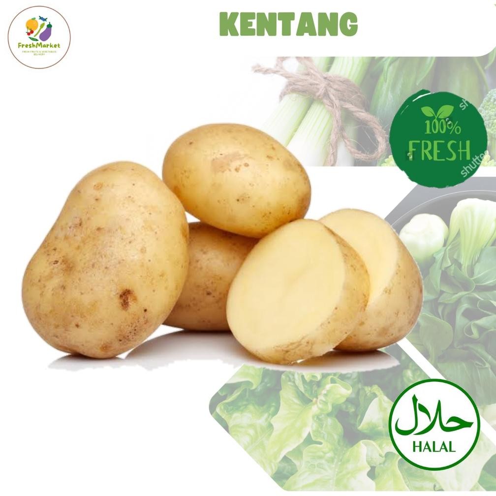 

Praktis Kentang Sayuran Segar 1 Kg Freshmarketlampung