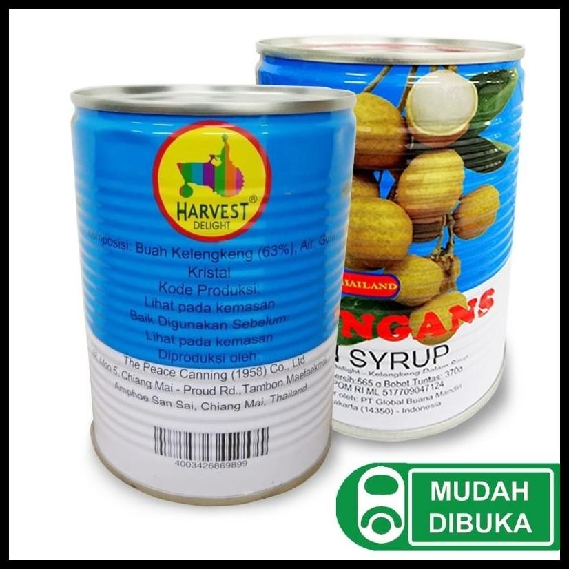 

HARVEST DELIGHT FULL CARTON LONGAN IN SYRUP 12 PCS X 1DUS