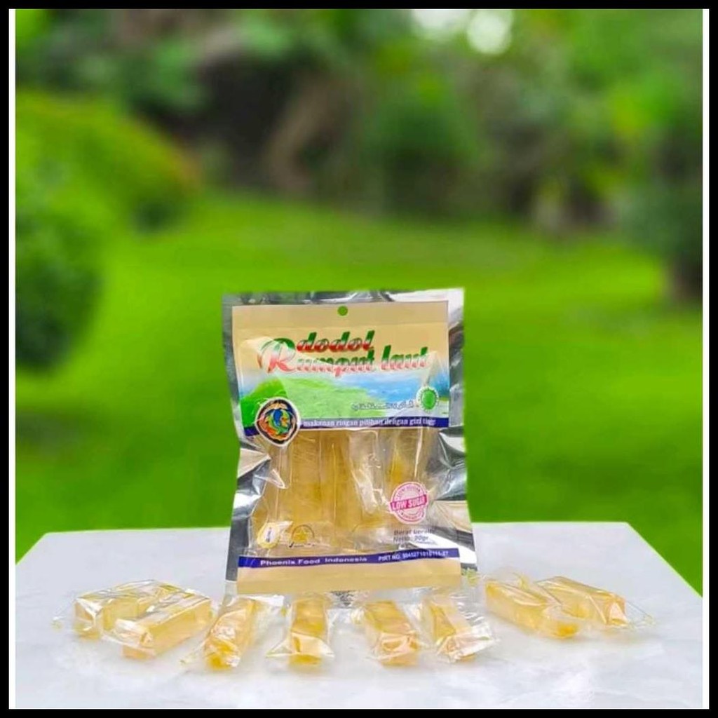 

PHOENIX DODOL RUMPUT LAUT 90GR OLEH OLEH KHAS LOMBOK / KINJO JELLY LOMBOK / KINJO DODOL / KINJO JELLY