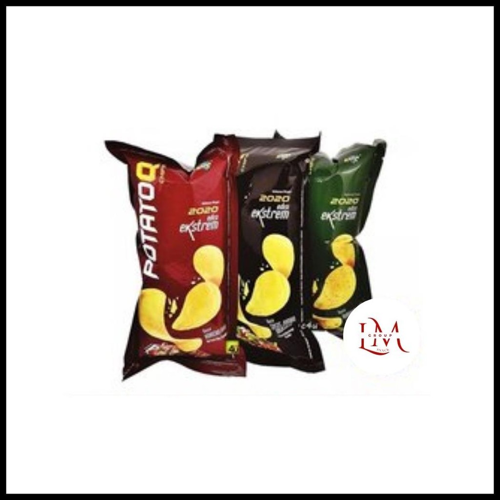 

POTATO Q CHIPS KERIPIK KENTANG 1 PACK ISI 10 PCS @28GR