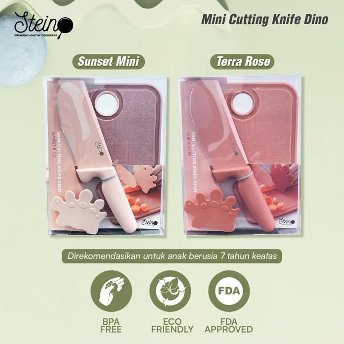 

Terlaris Stein Mini Cutting Knife Dino - Pisau Set Latihan Anak