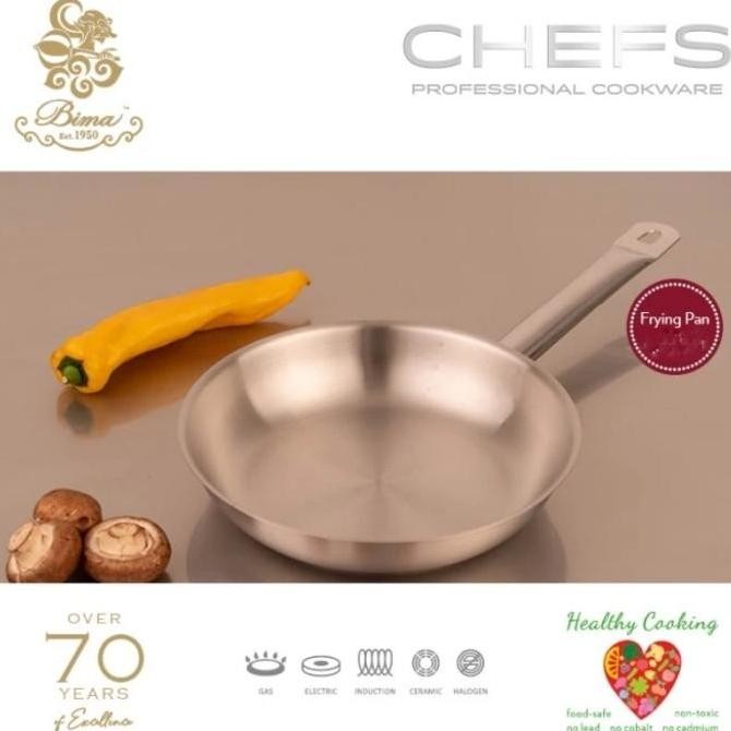 Tersedia frypan bima chefs stainless SUS304