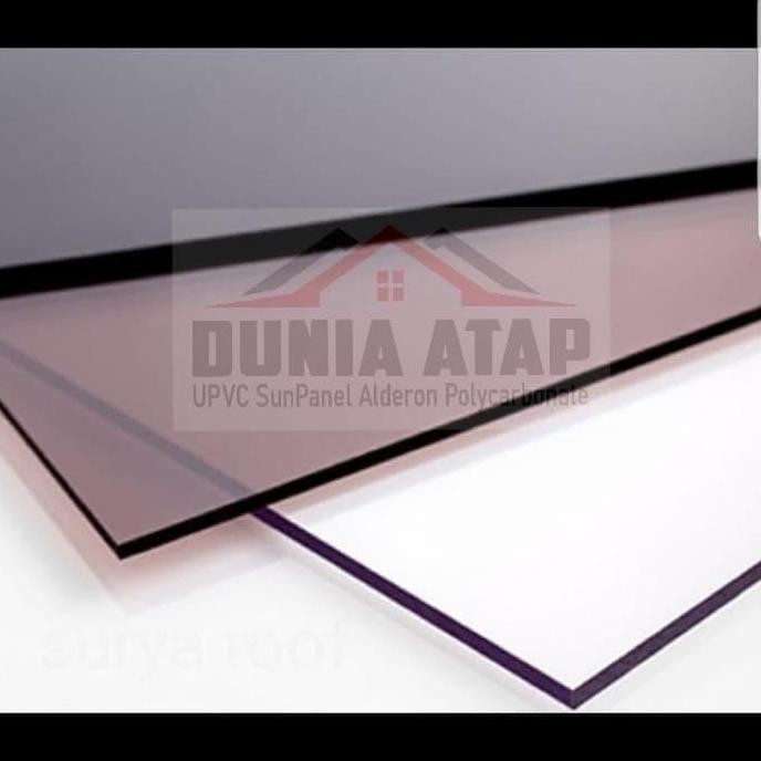 Atap Polycarbonate Solid SOLARFLAT 1.2mm Diskon