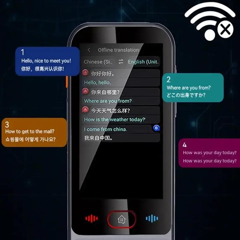 

Smart Voice Translator M30 139 Online Languages 14 Offline WIFI Photo Recording Dictionary Translation Device Business Travel