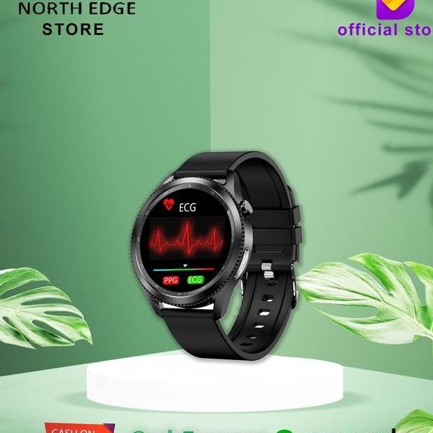 North Edge E102 Jam Tangan Pria Uur Ecg Eg Dan Ppg Teanan Darah