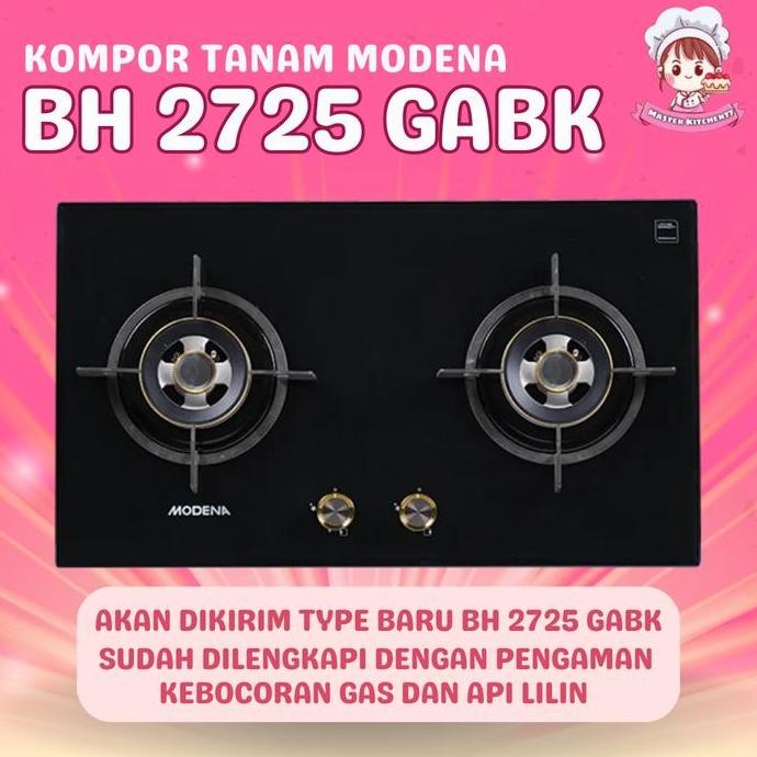 Tersedia Kompor Tanam Gas Modena BH 0725 // BH0725