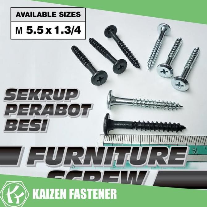 6X44 Sekrup Furniture Lemari Meja Olympic