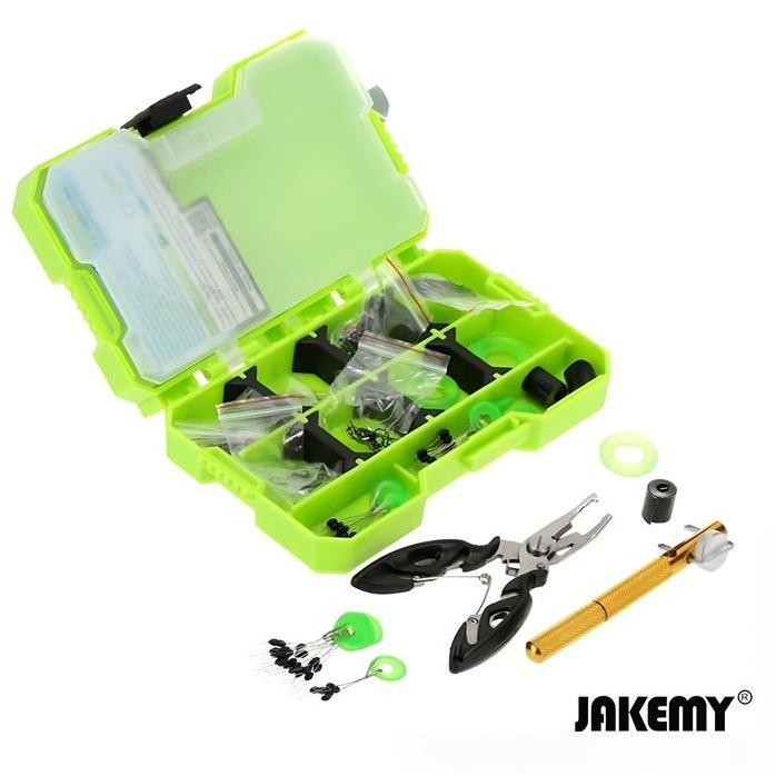 

Terlaris Jakemy Fishing Accessories Tool Kit With Storage Box Jm-Pj5002 Green
