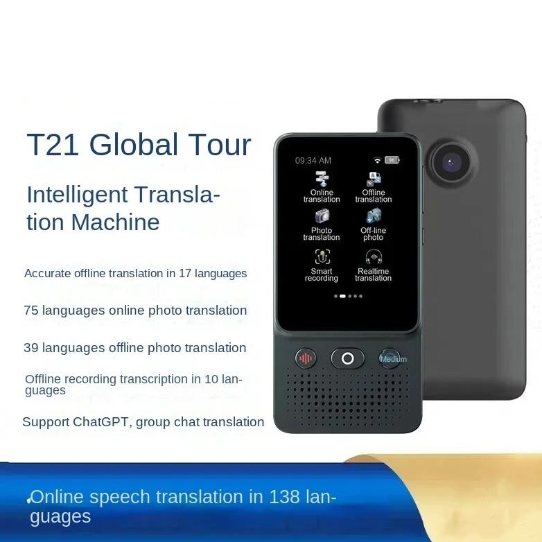 

AI Intelligent Voice Translation Machine for 138 Online Languages, Photo Translation, Recording, Transcription, and Translation