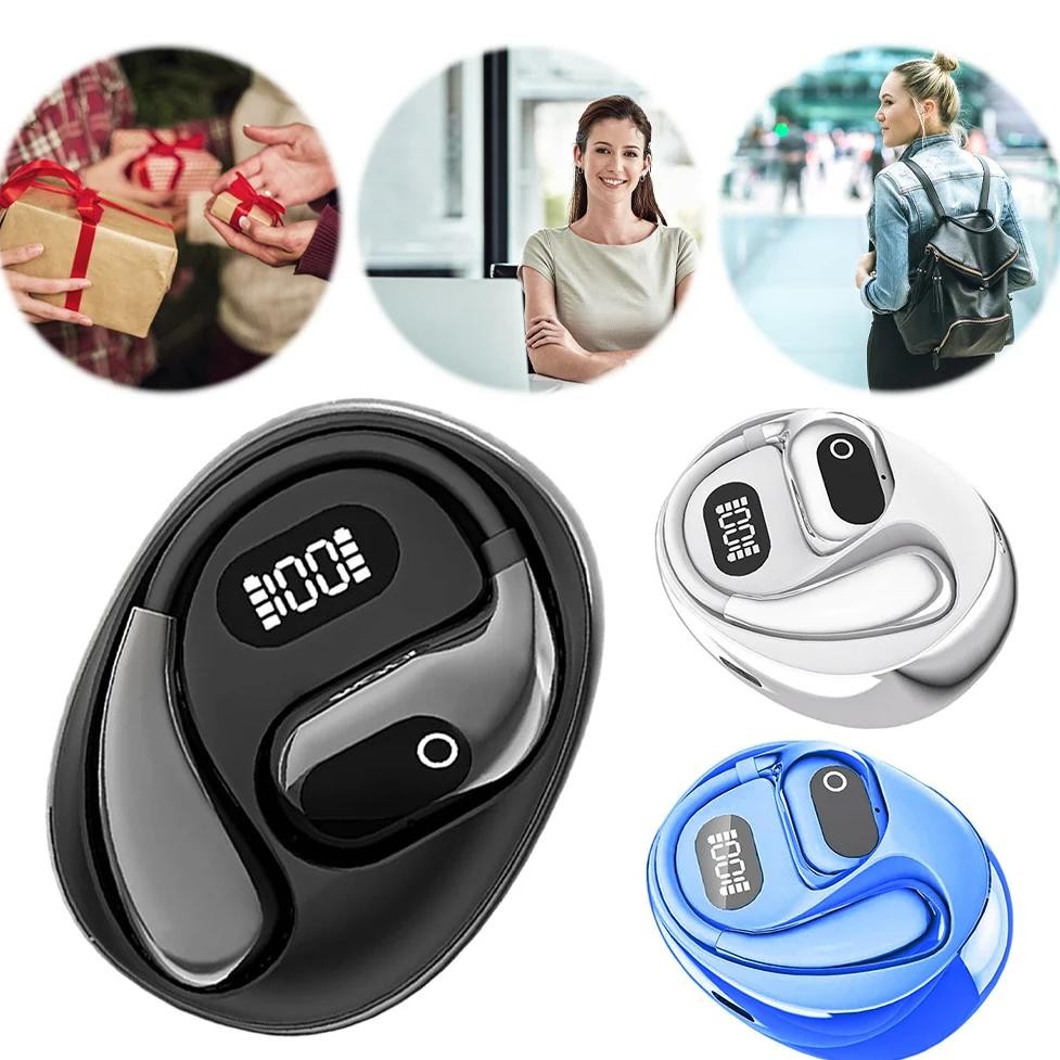 

AI Language Translation Earbuds Open Air Traductor Bluetooth-Compatible 5.3 Real-time Two-Way Earbuds for Sports Business Travel