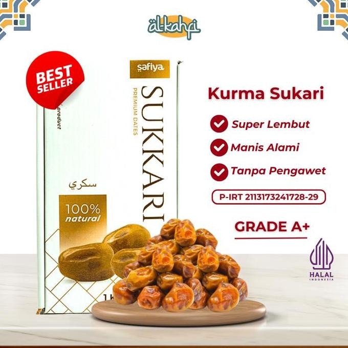 

READY Kurma Sukari 1 Kg Safiya Kurma Raja Manis Premium