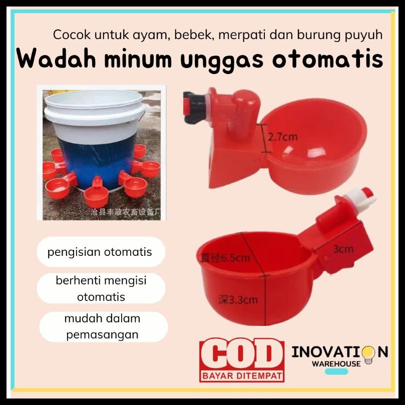 TEMPAT MINUM AYAM TEMPAT PAKAN AYAM WADAH PAKAN AYAM TEMPAT MINUM AYAM OTOMATIS WADAH MINUM AYAM NIP