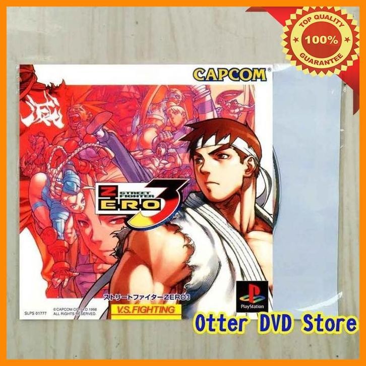 [TPS] KASET CD GAME PS1 PS 1 STREET FIGHTER ZERO 3