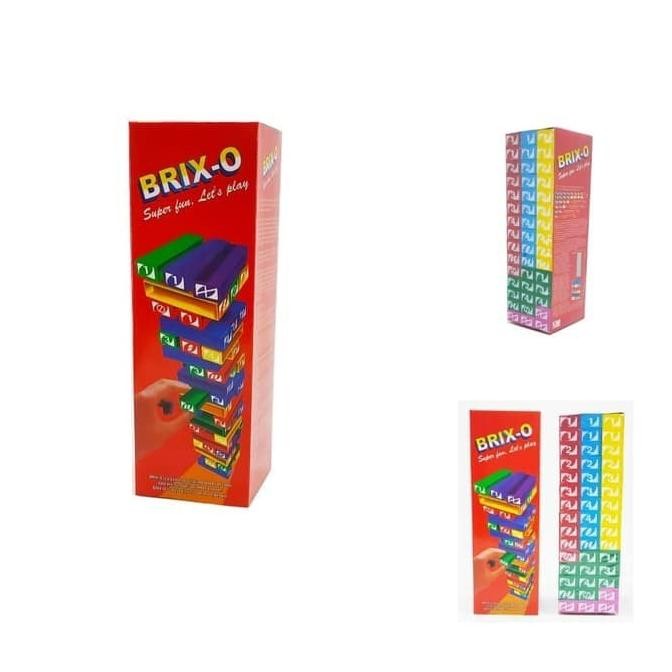 Mainan Balok -) PAKET 2in1 UNO STACKO DAN UNO KARTU GM