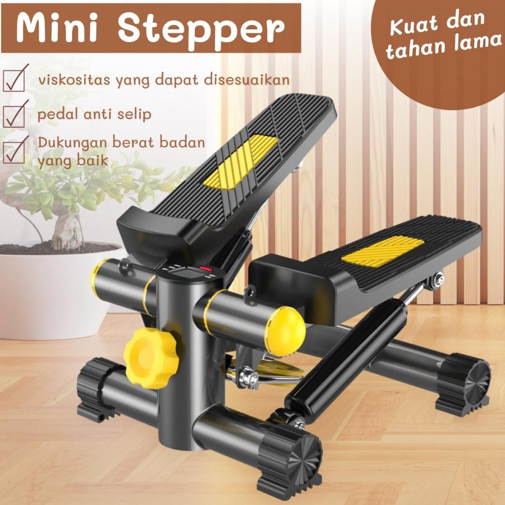 Mini Stepper - Alat Fitness Olahraga/Air Climber Steper Climber Walker Glider Gym