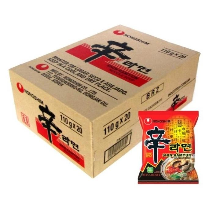 

Nongshim shin ramyun 1box made in korea (110x20 ) isi 20pck gs