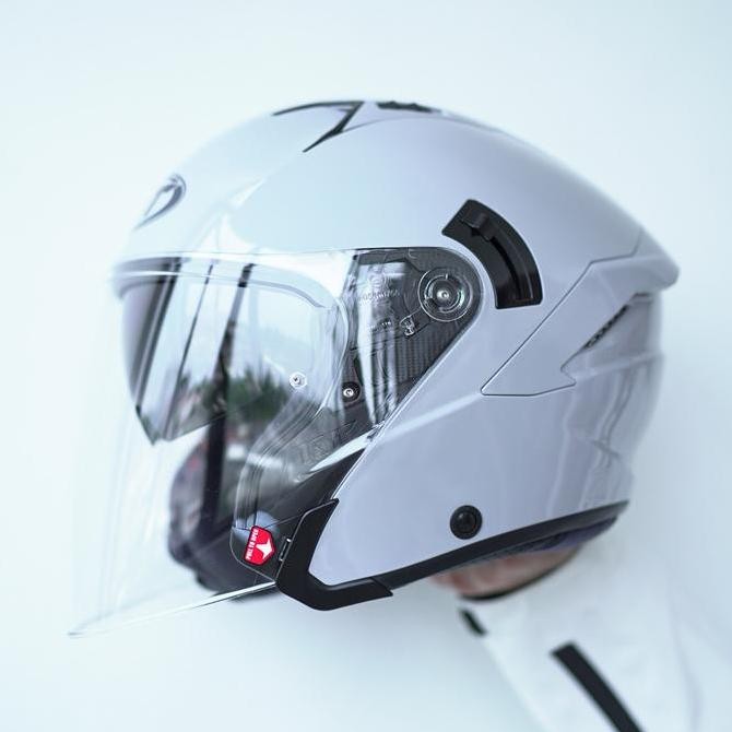 TERBARU - KYT NFJ Solid Asphalt Grey