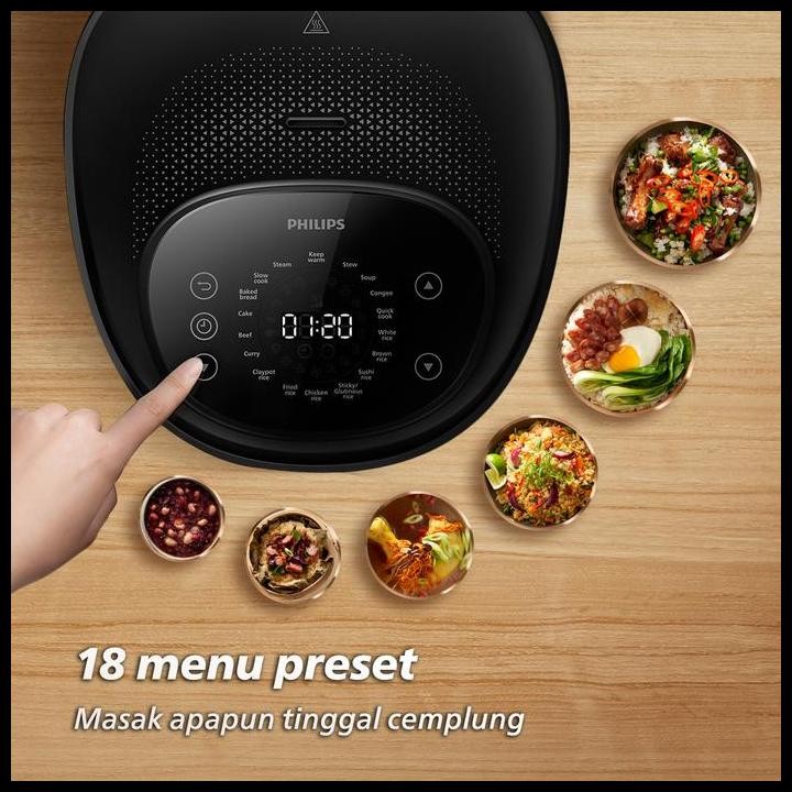 Philips Digital Rice Cooker 5000 Series Hd4539/30 - Induction Heating, Penanak Nasi, Mejikom, Rice C