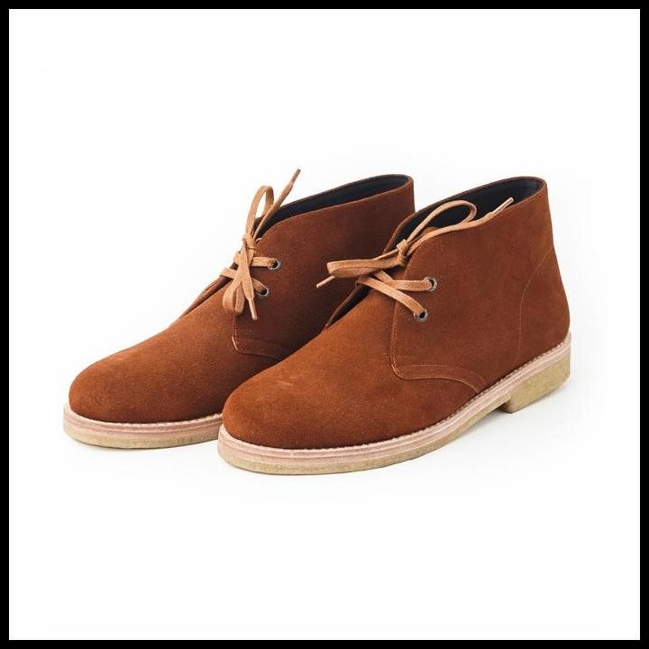 Lthrkrft - Elka - Boots - Sepatu Boots Pria Chukka Boots Suede Asli Original Best Seller