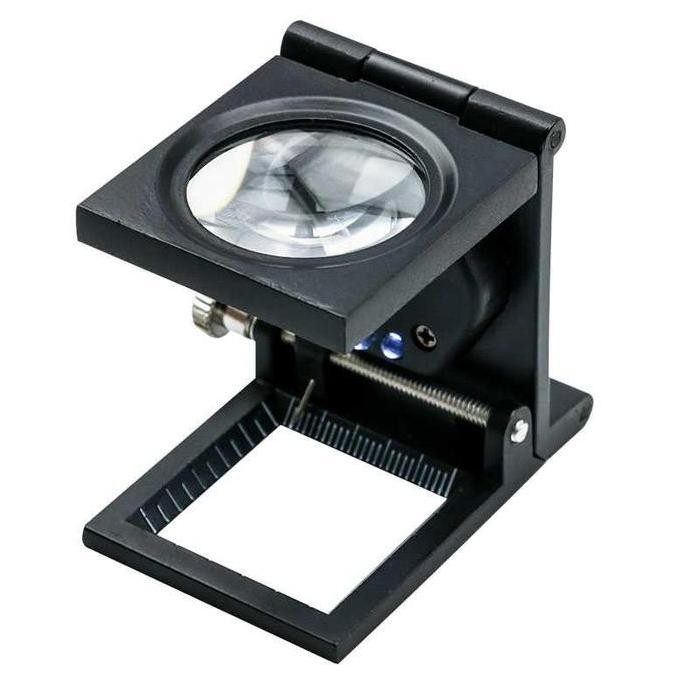 Kaca Pembesar Service Elektronik Hp Lup Magnifier Zoom 10X Double Led