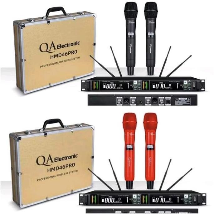 Mic Wireless Qa Elektronik Hmd46Pro Hmd 46Pro Original By Rdw Microphone Mikrofon
