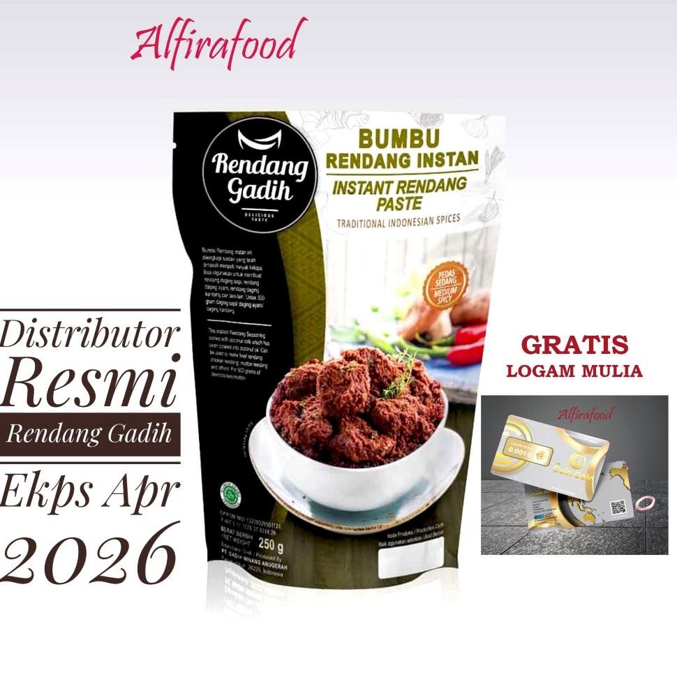

Bumbu Rendang N Santan Rendang Gadih 250Gr