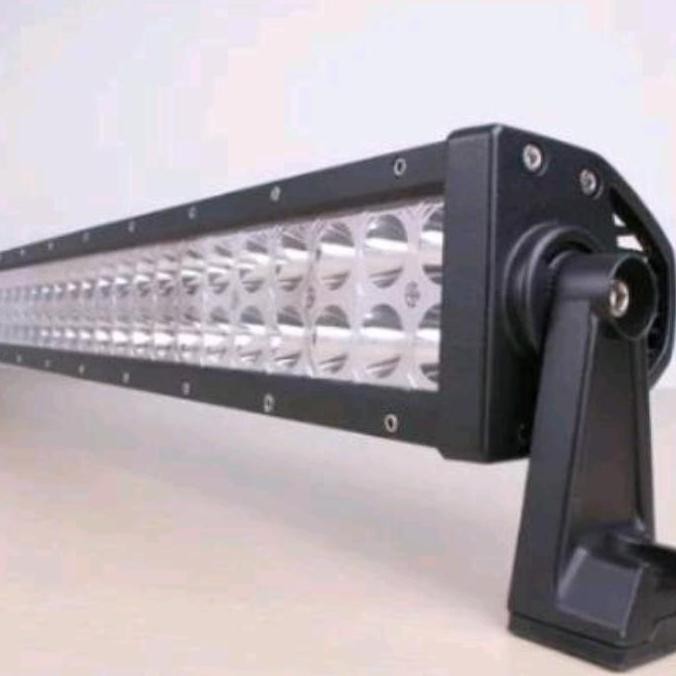 . LAMPU ATAP MOBIL LED BAR LIGHT BAR 300 WATT 2 ROW LAMPU SOROT OFFROAD