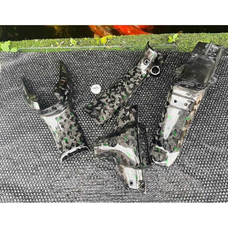 Body Kasar Fizr Carbon Forged Strip Hijau candy | Body kasar fizr carbon forged original