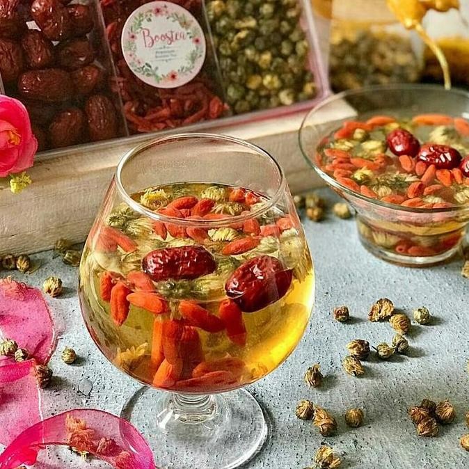 

Promo / Terlaris CHRYSTEA || Booster Tea (Chrysanthemum+Gojiberry+Red Dates) Terbaik