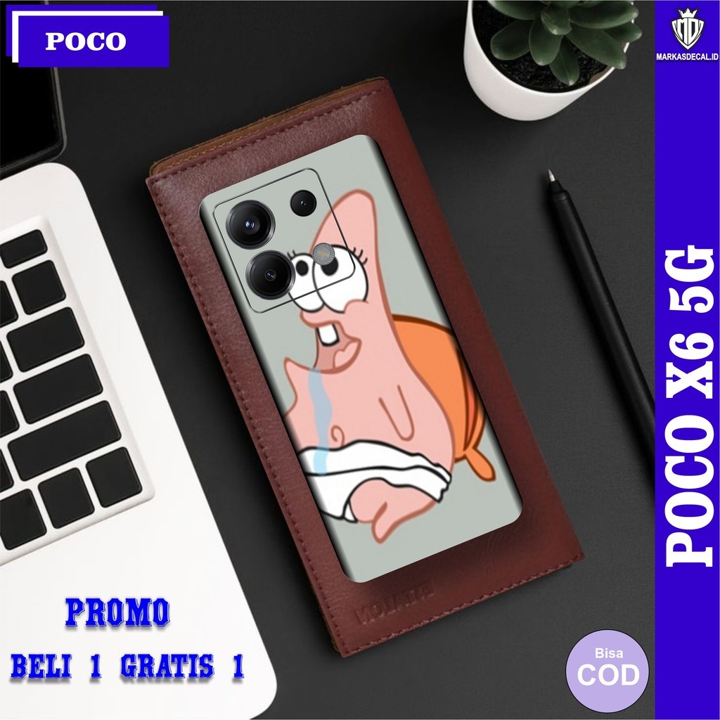 

Terlaris Presisi Poco X6 Casing/Stiker Panel Vynil Bisa Custom Dan COD