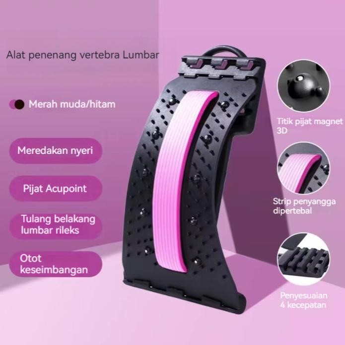 Sandaran terapi sakit pinggang tulang punggung lumbar spinal stretching Alat Terapi Pinggang Punggun