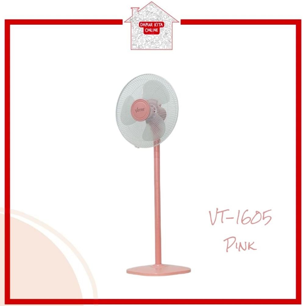 Kipas Angin Berdiri VT 1605 1602 Stand Fan Votre 16 inch/Stand Fan Votre VT-1605 16 Inch/ Ditals VT-