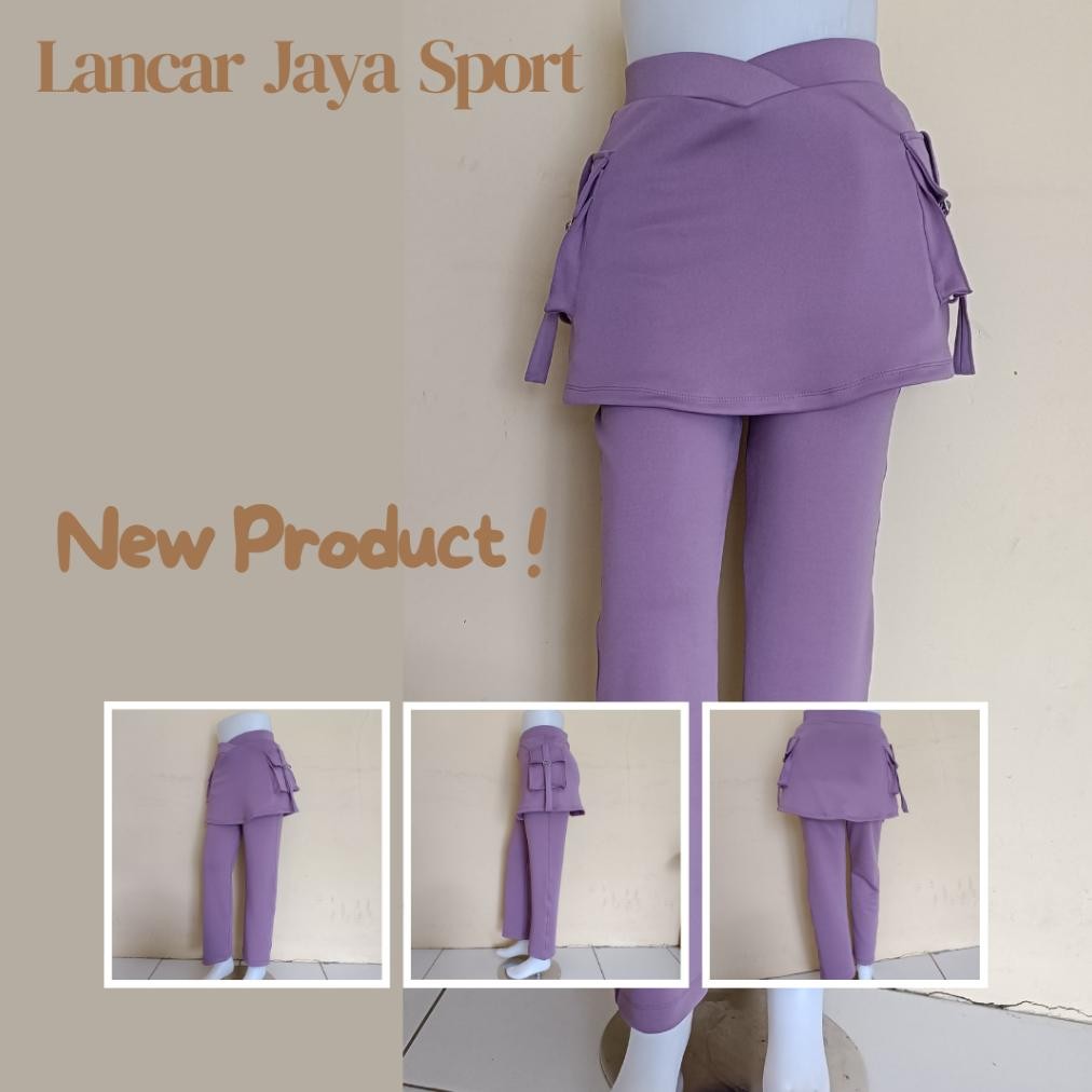 Diskon New Product>>Celana Senam Rok Kantong Wanita>>Celana Senam Rok Kantong Samping>>Celana Senam 
